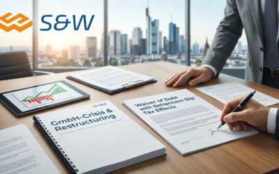 GmbH-Krise Forderungsverzicht mit Besserungsschein_EN Tax planning in a real-life case: How a debt waiver with a recovery clause and loss carry-back can be used to manage the restructuring of a GmbH. Read it now!