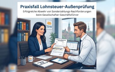 Praxisfall Lohnsteuer-Außenprüfung Praxisorientierter Fall zur Lohnsteuer-Außenprüfung bei einer mittelständischen GmbH: Wiederholte Sonderzahlungen an den beherrschenden Gesellschafter-Geschäftsführer führen zu Diskussionen über betriebliche Übung, fiktiven Arbeitslohn und verdeckte Einlagen mit erheblichen Lohnsteuerrisiken. Der Beitrag zeigt anhand der BFH-Rechtsprechung und konkret ausgewerteter Gesellschafterbeschlüsse, wann tatsächlich ein einkommensteuerlich relevanter Anspruch auf Sonderzahlungen entsteht und wie Steuerberater durch eine saubere Vergütungsdokumentation Phantomlohn und verdeckte Einlagen wirksam vermeiden.
